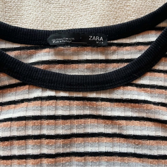 zara striped top - Picture 4 of 4